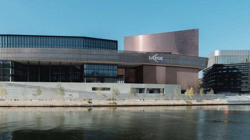 Centre d'art de la Pointe des Arts – Île Seguin. ©RCR Arquitectes et CALQ Crédit photo : Nicolas Trouillard
